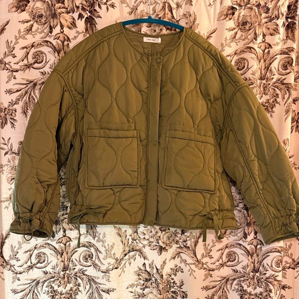 Olive Quilted Jacket